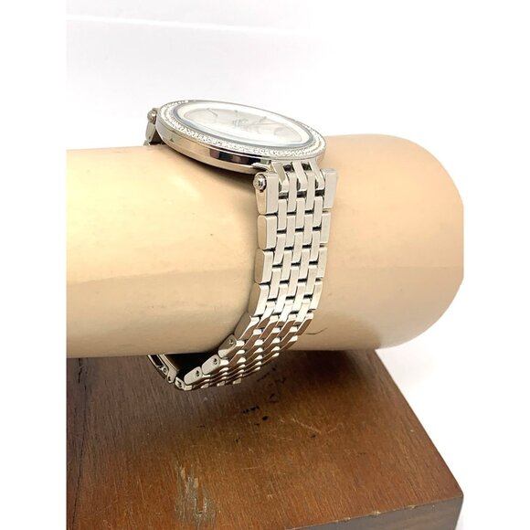 Michael Kors Women's Watch MK3190 Darci Quartz Silver Tone Stainless Steel Glitz - Picture 12 of 14